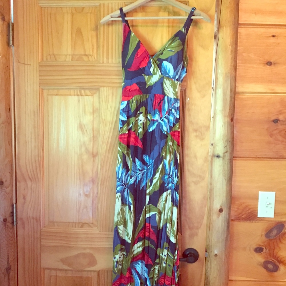 Allison Brittney floral maxi dress